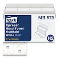 Tork Premium Soft Xpress 3 Panel Multifold Hand Towels 2 Ply 9.13 X 9.5 White With Blue Leaf 135Packs 16 PacksCarton - Office Depot